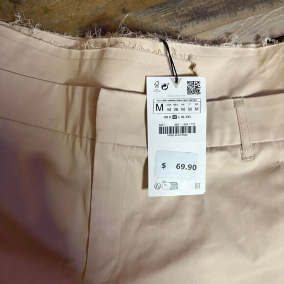Zara womens high waist belted Pants | Cargo Style|Carpenter - Picture 5 of 8